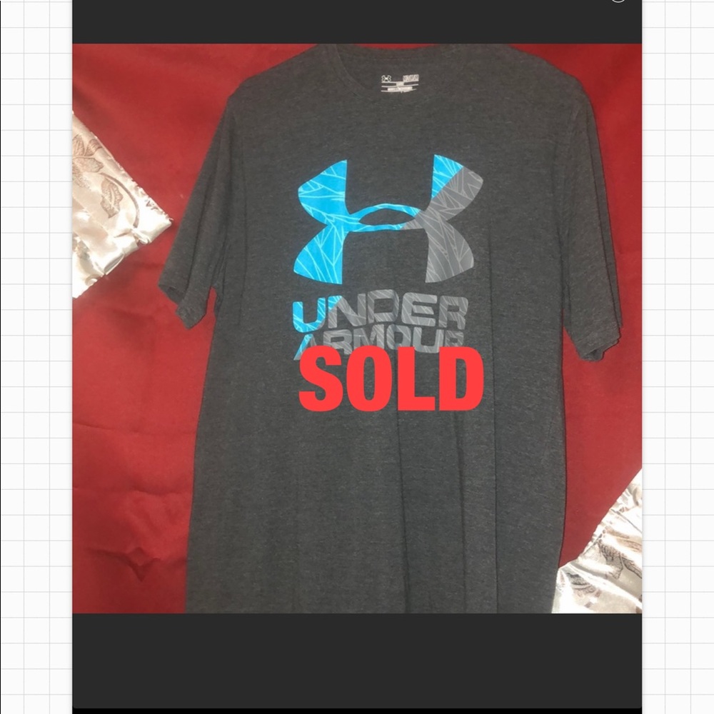 “UNDER ARMOR T SHIRT  SIZE MEDIUM